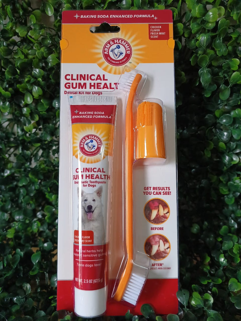 KIT HIGIENE BUCAL ENZIMÁTICA PARA CÃES - ARM & HAMMER